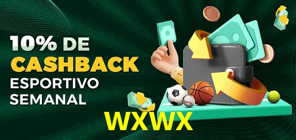 10% de bônus de cashback na wxwx